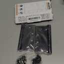 Stainless Steel Matte Black 4.5'' Door Hinges for Exterior Doors Ball Bearing Door Hinges 4.5in x 4.5in Door Hinges with Square Corners, Heavy-Duty, 2PACK