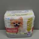Paw Inspired Disposable Dog Diapers, Female Dog Diapers Ultra Protection, Diapers for Dogs in Heat, Excitable Urination, or Incontinence, XXS 32 Count