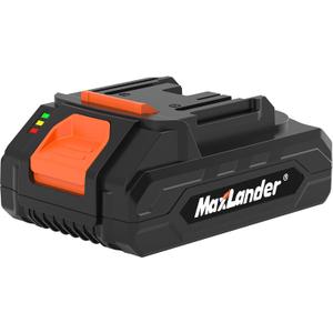 MAXLANDER 2.0Ah Lithium Replacement Battery, 20V Rechargeable Battery with Led Indicator Compatible for Garden Power Tools