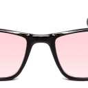 Medspex FL-41 Migraine Reading Glasses with Tinted Lenses Unisex Light Sensitivity Glasses for Indoors | Blue Light & Fluorescent Filter | Spring Hinge Frame | Magnification 2.00x & Black