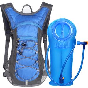Unigear Hydration Pack Backpack with 70 oz 2L Water Bladder for Running, Hiking, Cycling, Climbing, Camping, Biking (Blue)