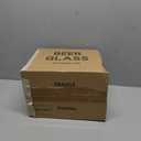 UMEIED 20oz Pilsner Beer Glasses Set of 6, Classic Beer Glass, Large Capacity Beer Cup, Stylish Beer Gifts, Beer Cups and Mugs