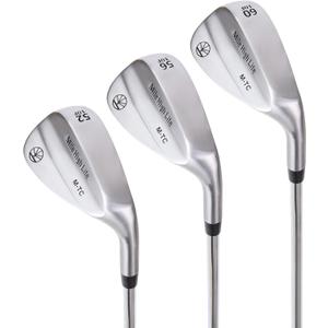 Mile High Life Golf Wedges | Entry Level Golf Sand Wedge Sets | Beginners Golf Gap Wedge Sets | Lob Wedge Golf Clubs for Men & Women | Set of 3 Wedges (52°, 56°, 60° Set) Right Handed