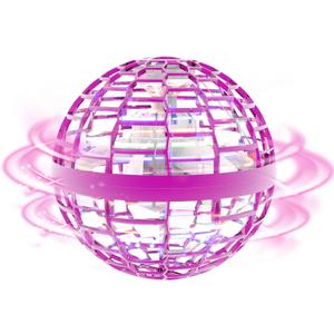 FLYNOVA Kids Light Up Magic Ball Toy,Hover Boomerang Spinning Cosmic Globe,Mini Spinner Drone Toys for Boys Girls Age 6-8-13,Indoor Outdoor Party Favors,Fun Family Game,Teens Christmas Birthday Gifts
