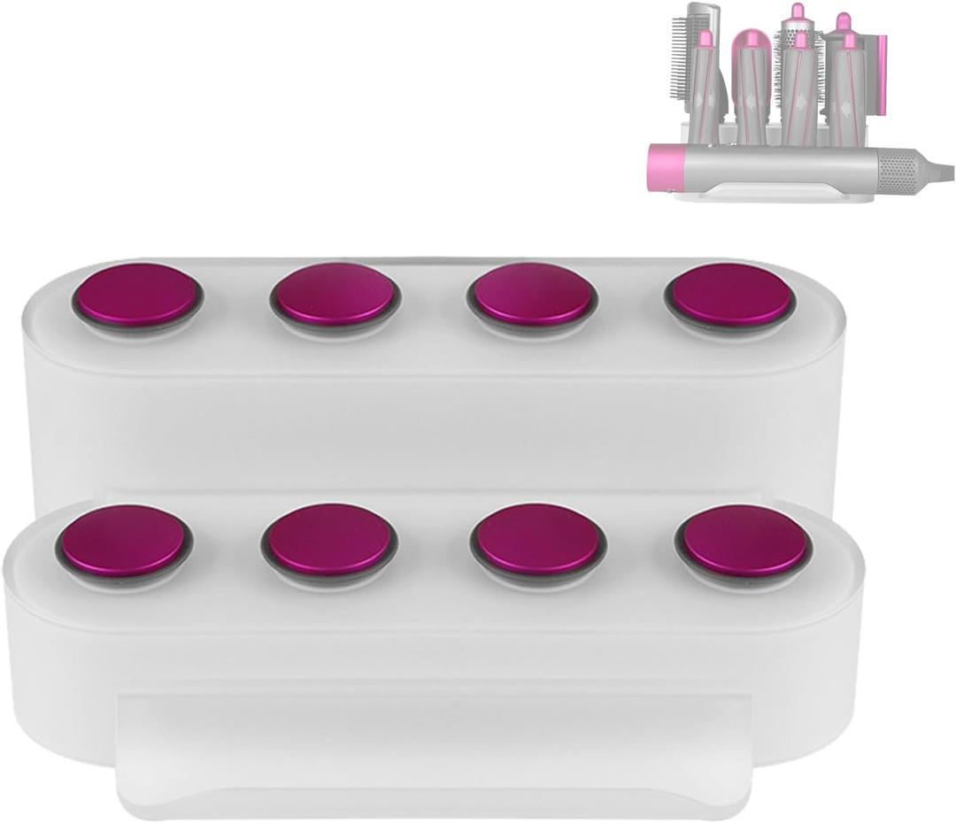 Chuancheng Storage Holder for Dyson Airwrap Curling Iron Accessories 8-Holes Countertop Bracket Organizer Stand Storage Rack