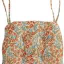 Vctops Farmhouse Floral Print Chair Cushions with Ties U-Shaped Soft Comfortable Chair Pads Non Slip Seat Cushions for Indoor Dining Room and Kitchen Chairs (Flower G,16"x16")