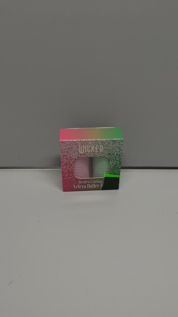 Wicked Heatless Curling Velcro Rollers Green/Pink (2pcs)