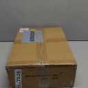 Bread Box for Kitchen Countertop Large Farmhouse Bread Container Bread Storage with Window Wooden Bread Holder (Carbonized)