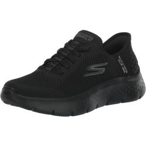 Skechers Women's Go Walk Flex Hands Free Slip-Ins-Grand Entry Sneaker (6.5, Black)