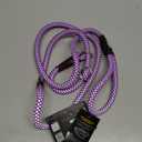 Cesar Millan Slip Lead Leash™ - 2-in-1 Slip Collar Dog Training Lead & Collar | Heavy Duty Durable Weatherproof Rope Leash, No Pull Training | Length 4ft Diameter 4/10”(Regular, Aqua/Purple)