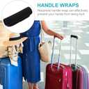 2 x Generic Neoprene Luggage Handle Wraps for Suitcase Travel Bag Handle Covers Soft Protective Sleeves Comfortable Grip for Business Trips and Camping
