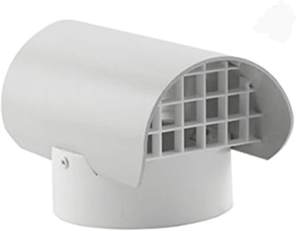 4 Inch Schedule 40 PVC Radon Vent Cap, Weather-Resistant Cover for Radon Ventilation Systems