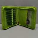 Hobekoee Interchangeable Circular Knitting Needles Set,8 Pairs Birch Wood Interchangeable Knitting Needles Set 3.5mm-6.5mm with Cables,Accessories and Case (Green)