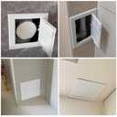 Plastic Access Panel for Drywall - 12x16 inch - Durable Wall Hole Cover Access Door, Plumbing Access Panel, White