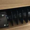 Portable Electric Radiator Heater, Space Oil Filled Heaters with 3 Heat Settings, Adjustable Thermostat, Overheat & Tip-Over Protection For Indoor Use,1500W (Deep Black)