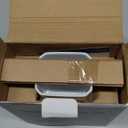 KooK Sugar and Creamer Set, 3 Piece, Pitcher, Sugar Bowl with Lid and Spoon, Sweetener Holder (White) (10 Oz)