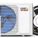 Heater, 20 SEER2 115V AC Unit Cools Rooms up to 750 Sq. Ft, Energy Efficient Inverter AC with Heat Pump (Blast Series)