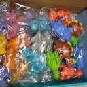 52 PCS Dinosaur Alphabet Learning Toys for Toddlers Kids 3-5, 10 Different Dinosaur Figures, Double Sided ABC Matching Game, Preschool Activities Montessori Fine Motor Toys for Toddlers Kids