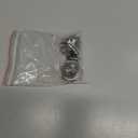 (Pack of 2) 19mm Momentary Stainless Steel Metal Push Button Switch Waterproof Flat Top 12V 24V 36 DC 110V 250V AC 5A 1NO SPST Screw Terminal Car Auto Horn Engine Start Horn Doorbell Power Switch