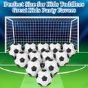 12 Pack Mini Soccer Balls for Kids, 4'' Small Soccer Ball for Pool Beach Garden Sports Game Party Supplies, Inflatable Mini Classics Soccer Balls for Indoor Outdoor Games