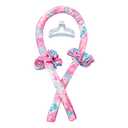 Heatless Curling Rod Headband No Heat Silk Ribbon Curling Rod Hair Roller Curls with Hair Claw Clip Lazy Natural Soft Wave DIY Hair Rollers Styling Tool for Sleep in Overnight (fen-lan)