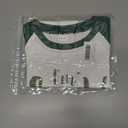 CQF Toddler Christmas Shirts for Kids Cute Snowman Raglan T-Shirts Boys Girls Patchwork Xmas Holiday Tee Green-White (White)