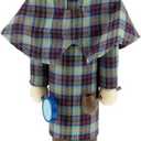 Clever Creations Sherlock Holmes 12 Inch Traditional Wooden Nutcracker, Festive Christmas Dcor for Shelves and Tables