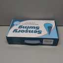 Aokitec Sensory Swing for Kids with Special Needs, Indoor Kids Swing Cuddle Hammock Chair Adjustable Aerial Swing for Children with Autism, ADHD, Asperger, Sensory Integration(Blue)