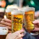 60th Birthday Gifts for Men 60 Year Old Birthday Gifts Vintage 1966 Beer Drinking Glass Cool 60th Birthday Gifts Happy Anniversary 60th Birthday Party Supplies Decorations (1965)