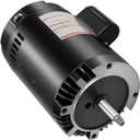 B128 Pool Pump Motor 1HP, Fit for Century A.O. Smith 1HP Single Speed, 3450 RPM, M56J Frame, 115A/230V, SF 7.2/14.4 Amps, Swimming Pool Motor