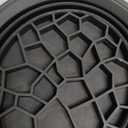 Collapsible Silicone Ice Facial Washbasin with Ice Tray - For Cold Plunge & Facial Ice Bath (Black)