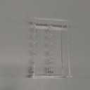 12 Sockets Clear Acrylic Test Tube Rack 10ML Test Tubes,Plastic Centrifuge Tube Holder Stand