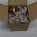 Gold Taper Candle Holder Set of 12, Hewory Short Skinny Brass Candlestick Holders, Vintage Small Low Metal Candles Sticks for Wedding Centerpieces Christmas Birthday Party Holiday Dinning Table Decor