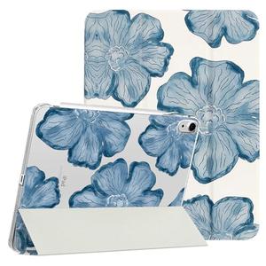 Amazon.com: Lovmooful Compatible for iPad Air 6th 11-inch M2 (2024),iPad Air 5/4 (2022/2020 5th/4th Generation 10.9-Inch) Case with Pencil Holder Cute Flower Soft TPU Trifold Stand Protective-Blue Floral : Electronics