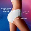 TENA Stylish White Incontinence Underwear for Women, Super Plus Heavy Absorbency, Adult Diapers, Small/Medium (Waist Sizes 29in-40in), 72 Count (4 packs of 18)