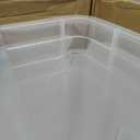 IRIS USA 4-Pack 72 Quart Storage Bins with Lids, Clear