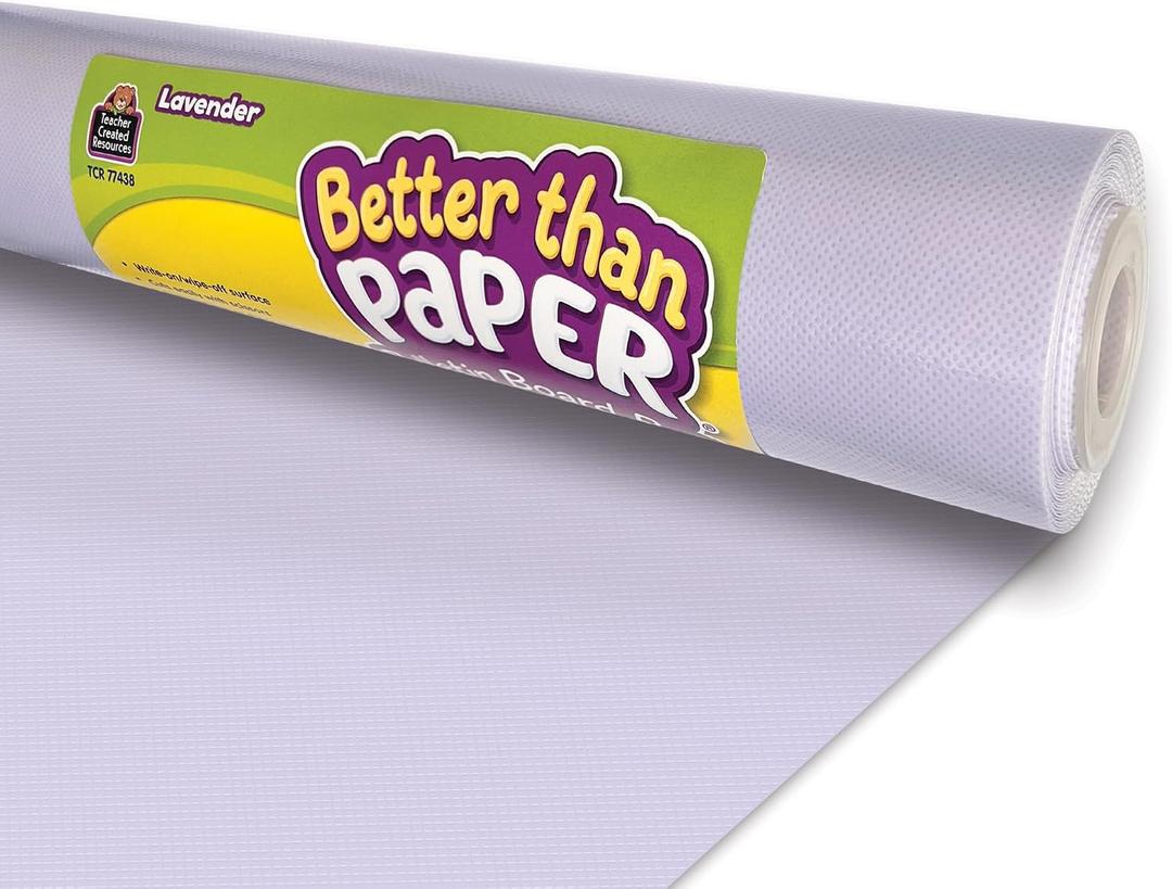 Teacher Created Resources Lavender Better Than Paper Bulletin Board Roll (TCR77438), 48" x 144"