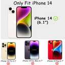 MINSCOSE for iPhone 14 Case Aesthetic Checkered Plaid Checkerboard Design Pattern,Trendy Slim TPU Shockproof Protective Full Camera Protection Phone Cover-Green