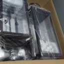 2 Packs 24" Extra Large Dusk to Dawn Light Fixture 3-Light, Oil Rubbed Bronze Outdoor Porch Lantern Wall Mounted, Waterproof Modern Outside Wall Sconce Brown Lamp for House, E12