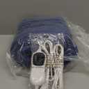 Homemate Heated Blanket Electric Throw - 50/''x60/'' Heating 1/2/4/6/8 Hours Auto-Off 10 Heat Level Over-Heat Protection Flannel Sherpa Heater ETL Certification, Blue