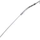 Flylin Oil Dipstick, Dip Stick for Chevrolet Small Block SBC 265 283 305 327 350 383 400 - Flexible Engine Replacement Oil Level Indicator (Sliver, 1955-1979)