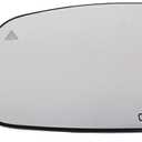 Kool Vue Mirror Glass Compatible With 2014-2022 Jeep Cherokee, With backing plate Heated Driver Side With Blind Spot Glass