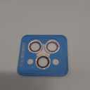 Choiche Compatible for iPhone 17 Pro/iPhone 17 Pro Max Camera Lens Protector Bling, 9H Tempered Glass Camera Cover Screen Protector Metal Ring Decoration Accessories (Diamond-Colorful)