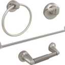 Formosa Design Hardware 4-Piece Bathroom Accessories Set (Brushed Nickel)