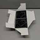 Universal Curtain Rod Holders, No Drill Curtain Rod Brackets, Self Adhesive Curtain Rod Brackets Up to 30 LB, Nail Free Curtain Rod Hooks for Bathroom, Bedroom, Livingroom, Kitchen (8PC, Black)