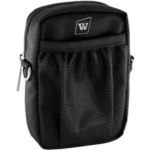W WINBRIDGE Voice Amplifiers Speaker Carry Case Cover Bag with Mesh Pocket Zip And Snap Hook Fit USB Cable Wall Charger Phone WB010