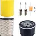 Z335E Z355E Air Filter Oil Filter Tune Up Kit for John Deer Z345M Z345R Z355R Z225 Z355E E120 Z235 Z335 Z345 Z355 LT150 46 48 Mower w/ 17.5hp 19.5hp 20hp 21hp Engine