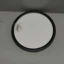 hykolity 9 Inch Selectable CCT LED Round Flat Panel Light, 18W 1800LM 3000K/4000K/5000K, Edge-Lit Flush Mount Ceiling Light Fixture for Kitchen, Bedroom, Laundry and Closet Room, Black