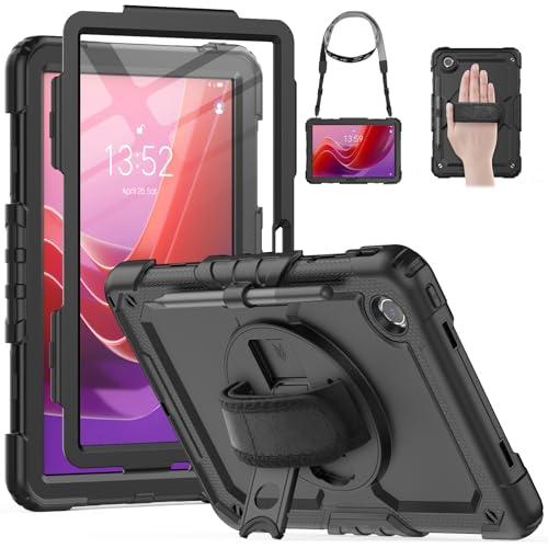 HXCASEAC Case for Lenovo Tab M11/K11 LTE 11’’ with Screen Protector/Pen Holder/Rotating Hand Strap/Stand, Protective M11 Tablet Case (TB-330FU/TB-330XU) Cover 2024, Black HXCASEAC Case for Lenovo Tab M11/K11 LTE 11’’ with Screen Protector/Pen Holder/Rotating Hand Strap/Stand, Protective M11 Tablet Case (TB-330FU/TB-330XU) Cover 2024, Black