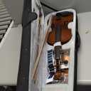 CAHAYA Solid Wood Violin Kit - 4/4 Full Size Full Beginner Violin with Hard Case and Wooden Shoulder Rest for Student Adults